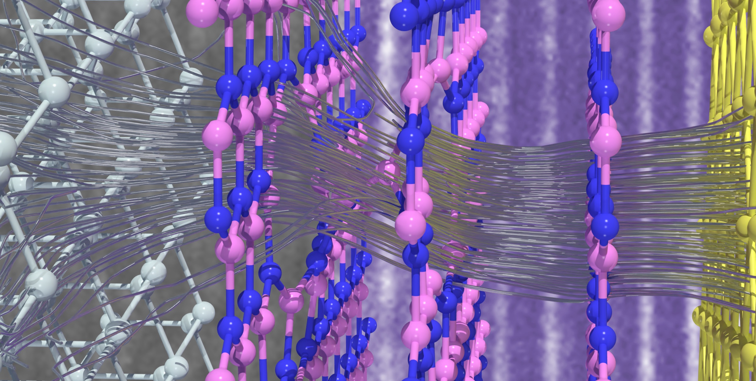 Current trajectories through a hBN defect